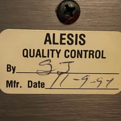 Vintage 1994 Alesis ADAT Blackface Digital 16-Bit 8-Track Recorder LOW HOURS FOR REPAIR image 5