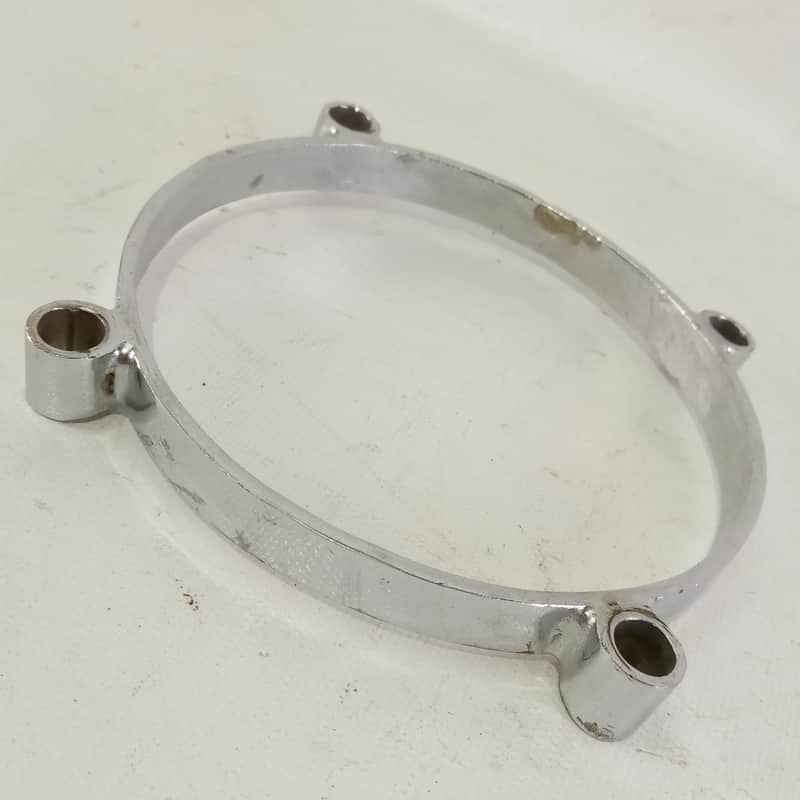 4.5"Bongo Rim/Hoop Chrome Vintage Die-Cast Straight-Edge 4-Hole Latin Percussion image 1