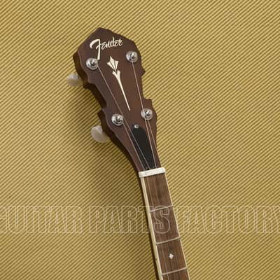097-0302-321 Fender PB-180E Open Back Banjo Walnut Fingerboard Natural w Gig Bag 0970302321 image 3