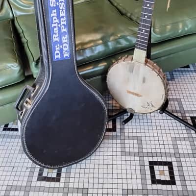 Unbranded Banjo 1800's signed by Ralph Stanley image 1