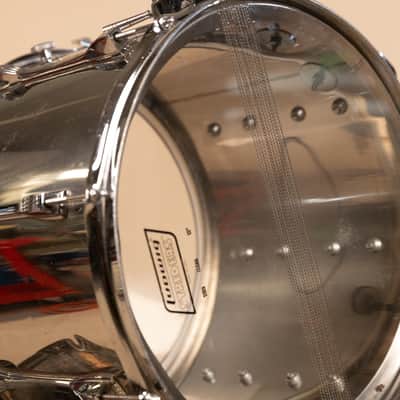 1970s Ludwig 12x15 Challenger II Metal Parade Snare Drum image 12