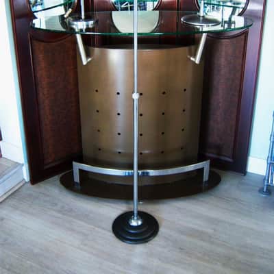 Vintage RARE 1950's Snyder microphone floor stand cast iron Shure Electro Voice Atlas MS10C # 2 image 1