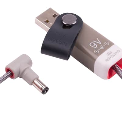 Ripcord USB to 9V TC Electronic Flashback Mini Effects pedal-compatible power cable by myVolts image 9