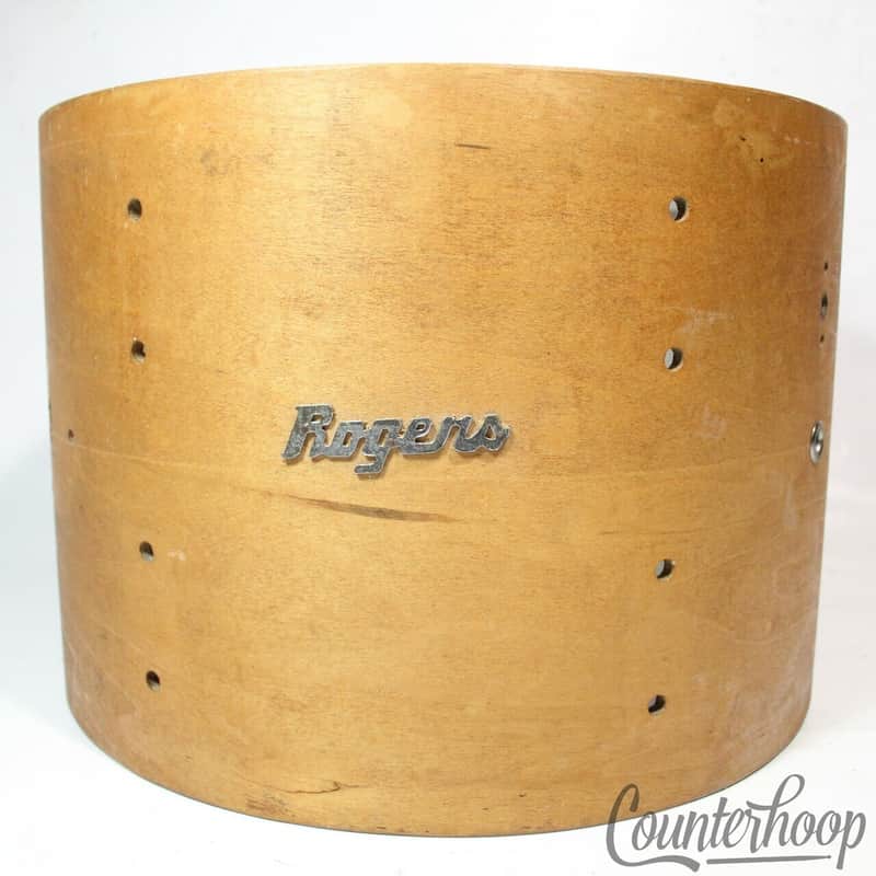 *Rogers 9x13"Dayton,OH Tom Drum Shell Vintage 60s Holiday Project Maple Refinish image 1