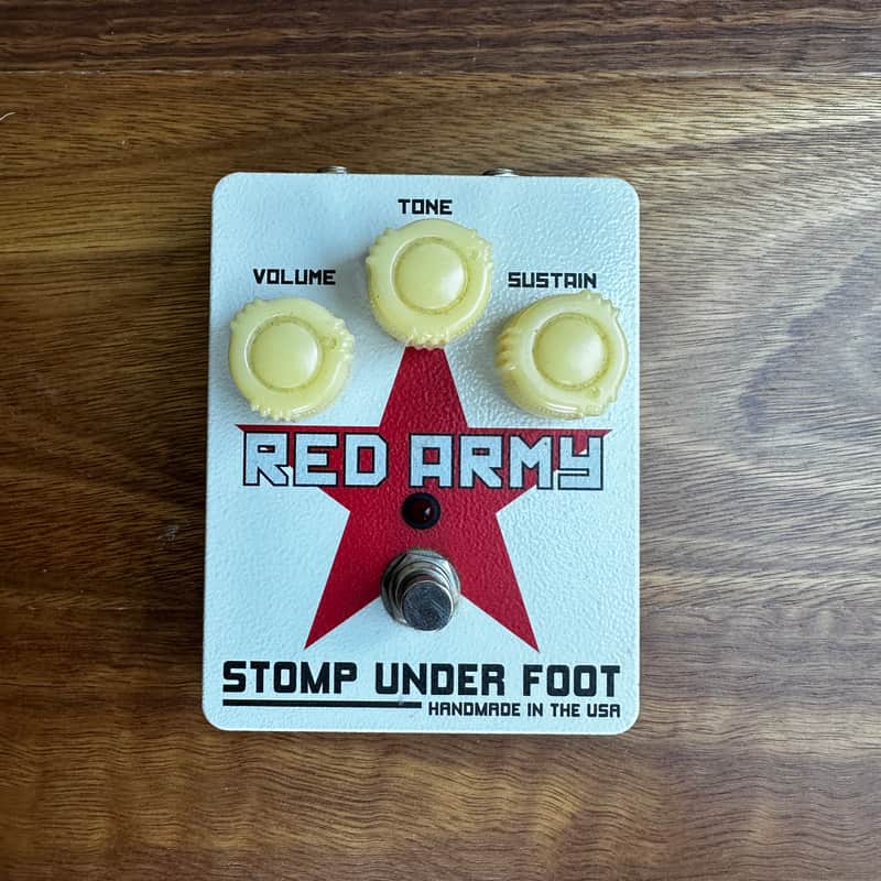 Stomp Under Foot Red Army Fuzz #40 – Signed, Handmade USA, Original Box image 1