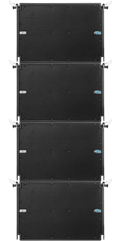 4x DB Technologies DVA T12 Active Line Array module 12"/ 6.5"/ 1" 1500W image 1