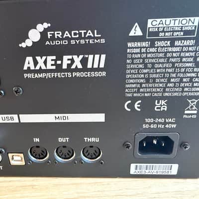 Fractal Audio Axe-FX III Mark II 2020 - Present - Black image 4