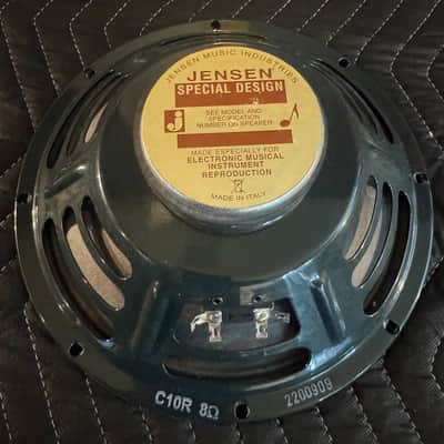 Jensen C10R Vintage Ceramic 10" 25-Watt 8ohm Guitar Speaker 2010s - Green image 1