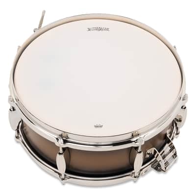 Slingerland Radio King Snare Drum, 5.5x14", Black & Gold Lacquer image 5