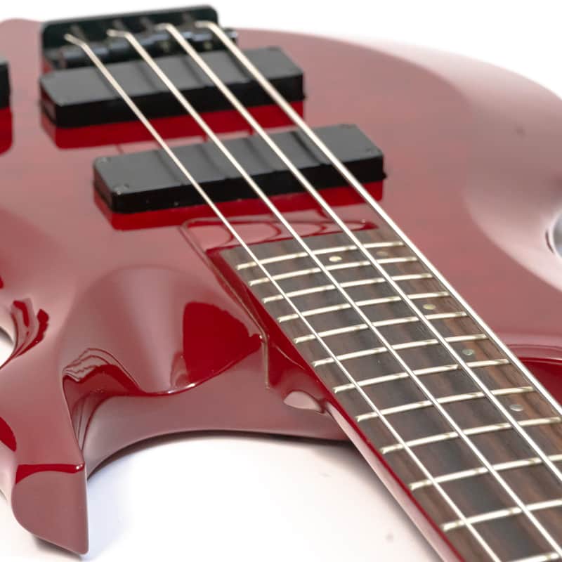 ESP Edwards E-T-98FR Electric Bass Guitar with Gigbag - MIJ - Red