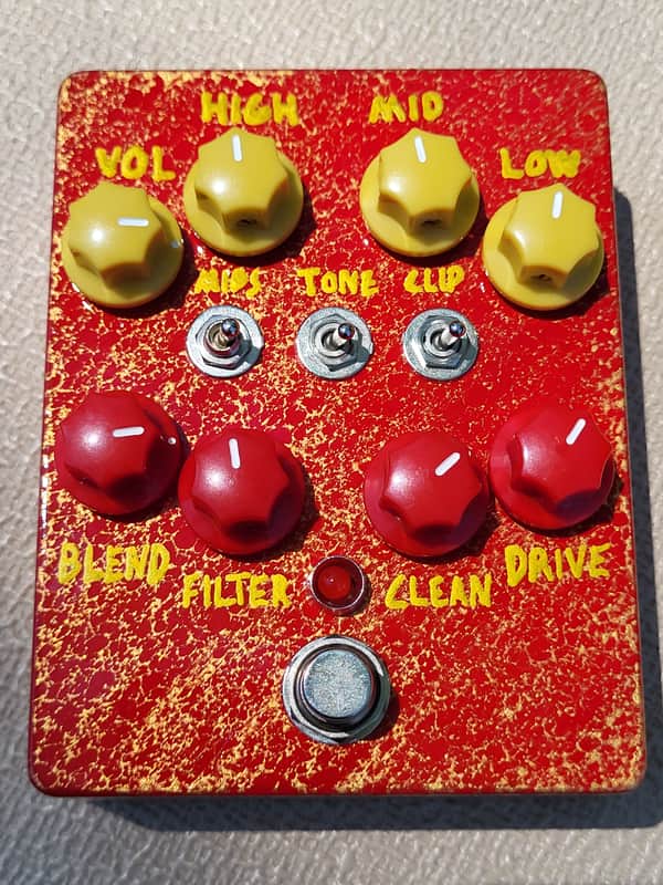 Immagine Handpainted N.E.W. Bass Overdrive effects pedal - 1
