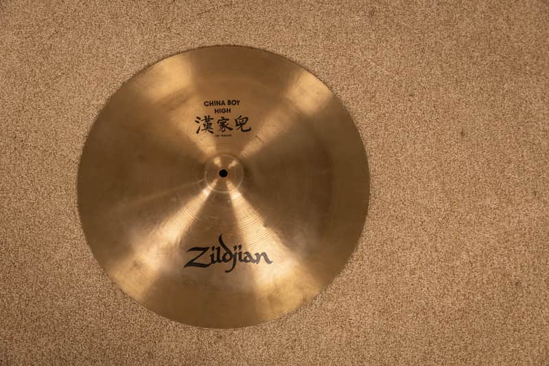 1980s Zildjian 18" CO Stamp A China Boy High Cymbal 1304g image 1