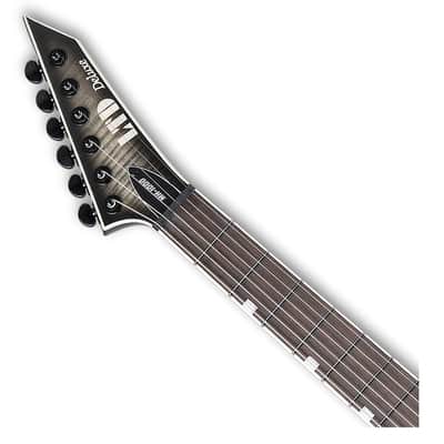 ESP LTD MH-1000 Evertune FM Electric Guitar - Charcoal Burst - B-Stock image 4