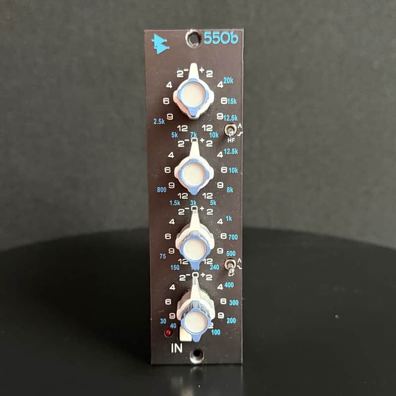 API 550B 500 Series 4-Band Equalizer Module 1990 - Present - Black image 1