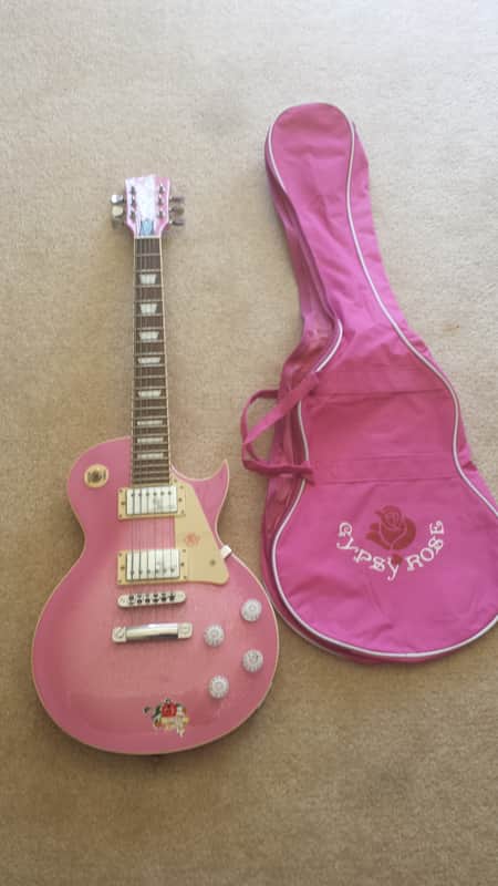 Gypsy Rose Les Paul Style 2004 Pink Burst | Reverb