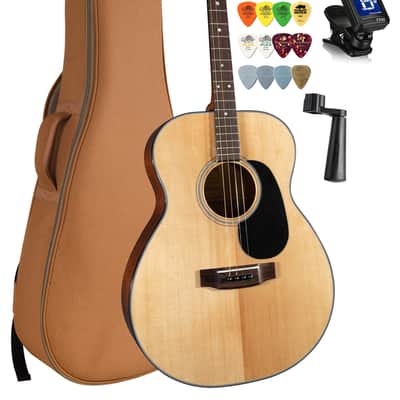 Blueridge BR-40T Tenor Guitar Contemporary Series Solid Spruce Top Mahogany Back/Sides Bundle image 1