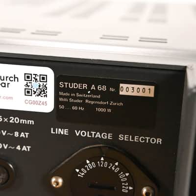Studer A68 Stereo Power Amplifier CG00Z45 image 10
