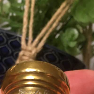 RARE GOLD PLATED HANDMADE RUDY MUCK CUSHION RIM 17-C 1930'S TRUMPET MOUTHPIECE ORIG FIN. 92% FREE SHIP image 17