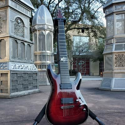 Schecter Blackjack SLS C-7 Hell's Gate Active 7 String Guitar Seymour Duncan Pickups image 2
