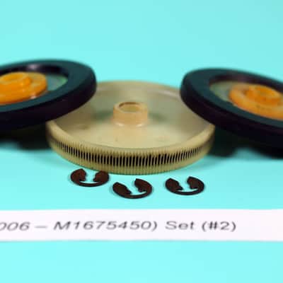 AKAI Reel to Reel Idler Wheel Set - #LE-1610  (#2) 1970's - 1980's image 1