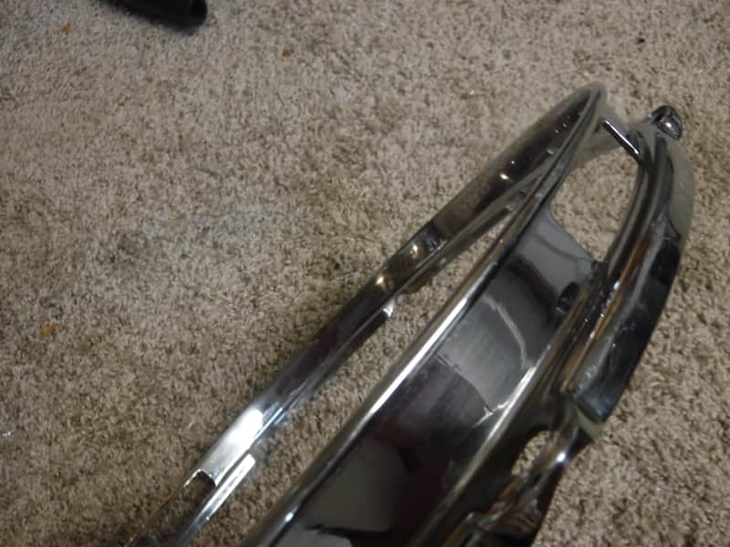 1960's Camco Oaklawn Chrome over Brass Snare Drum Rim image 1