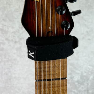 Kiesel A2 7 seven string electric guitar in sunburst finish with gigbag image 3