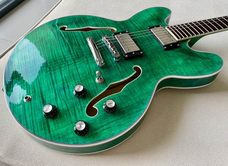 Burj Guitars Prototype #001 Emirati Green image 1