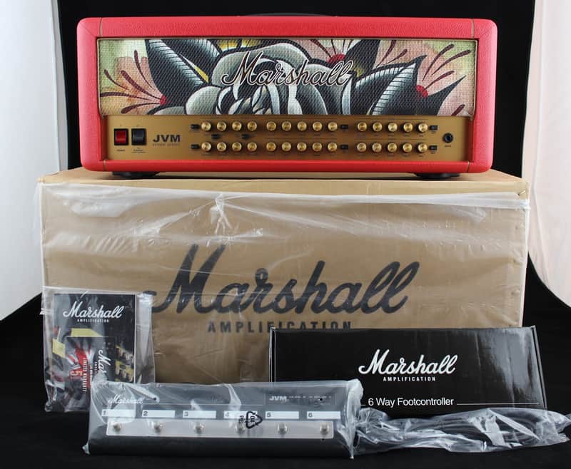 MARSHALL CUSTOM SHOP TATTOO JVM410H VICKY MORGAN LIMITED EDITION Head Out Of Production RARE NEW NOS image 1