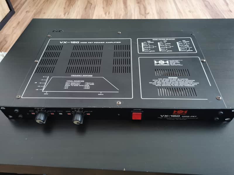HH Electronics MOS-FET VX-150 2 Channel Power Amplifier | Reverb
