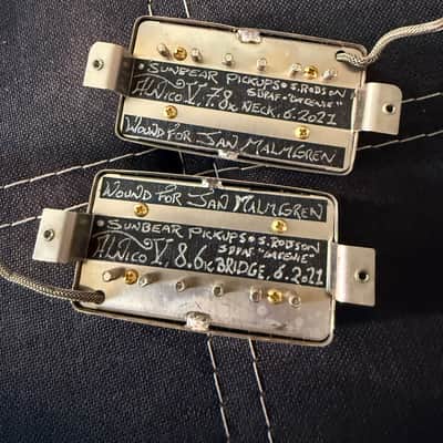 SunBear PickUp Set PAF Aged Custom Shop Greeny image 2