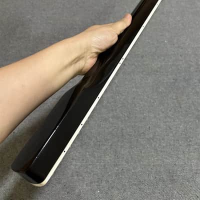 Gloss Black Maple Bass Neck 20 Fret 4 string 34inch Rosewood block inlay nut 42mm image 3