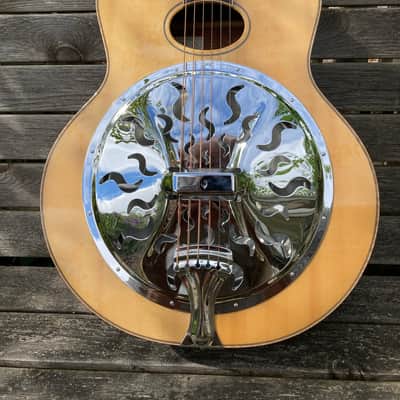 Beard Guitars A-Odyssey round neck resonator image 4