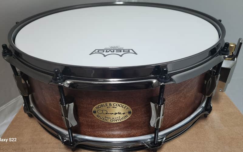Noble & Cooley *Pre-Order* CD Maple Series 5x14" Maple Snare Drum in Honey Maple Matte & Black Hardware | Made in the USA | Custom/Special Order | Authorized Dealer image 1