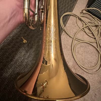 1965 F.E. Olds and Sons Fullerton CA R-10 Recording Trumpet with Original Case image 4