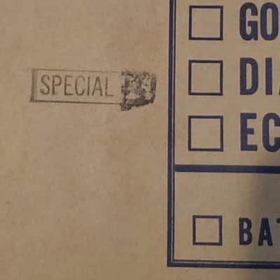 WOW! 1920 1930 1940s * 15" CALFSKIN DRUMHEAD N.O.S. SNARE BOTTOM * Factory labeled "SPECIAL" SELECTION & GOLD CROWN! Highest possible QUALITY! *New Old Stock* in ORIGINAL PACKAGING* Never been on a drum! Calf Skin Head image 7