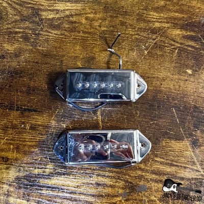 Epiphone P90 "Dog Ear" Electric Guitar Pickups (2010s - Chrome)