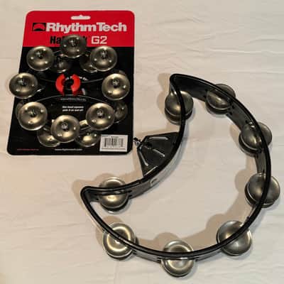 Rhythm Tech RT7422 Hat Trick G2 Double Nickel Jingles & Vintage DST Tambourine - Mint image 8