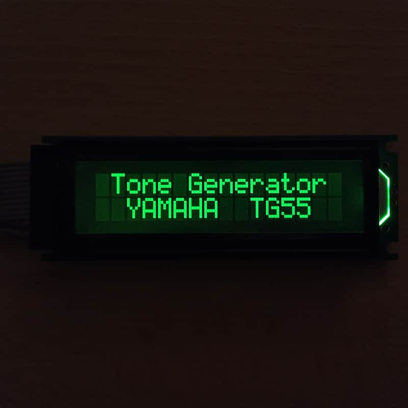 Yamaha TG55 - New black_green display image 1