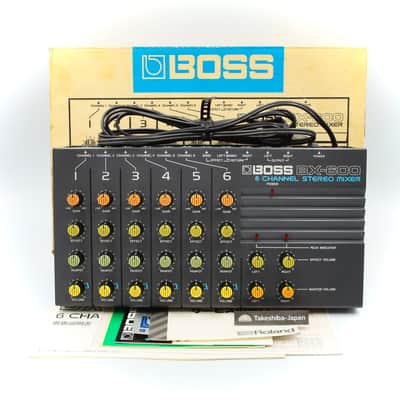 Boss BX-600 6 Channel Stereo Mixer With Original Box 1983 Made in Japan 350495