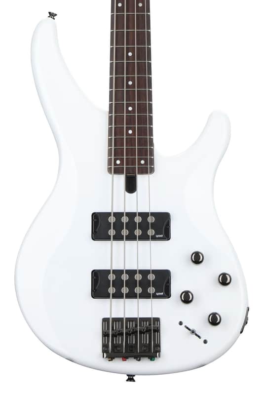 Yamaha TRBX304 4-string Bass Guitar - White image 1
