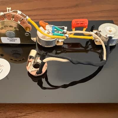 Fender Telecaster 3-way wiring harness upgrade for single coil neck and bridge pickups and volume treble bleed mod image 1