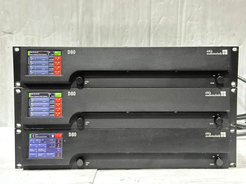 D&B Audiotechnik D80 Power Amp (Lot o 2) (TRUEHEARTSOUND) image 1