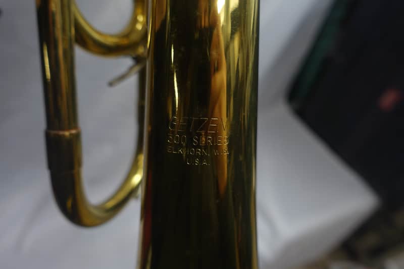 Vintage Getzen Elkhorn, WIS 300 USA Series Trumpet w/OHSC | Reverb