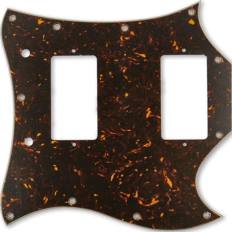 SG Custom Pickguard Scratchplate - Tortoise 3 Ply image 1