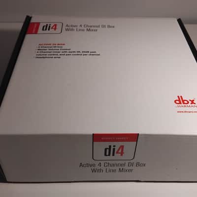 dbx DI4 Active 4-Channel Direct Box with Line Mixer 2010s - Black image 5