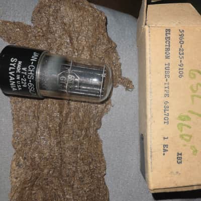 NOS JAN Sylvania 6SL7GT Vacuum Tubes – 4-Pack in Original Military Boxes image 10