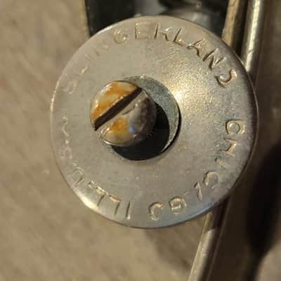 1940's Slingerland Radio King,13" Tom,Nickel Hardware image 7
