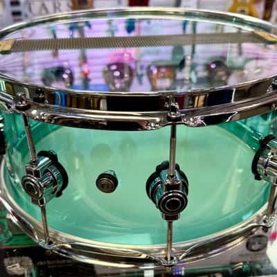 DW 14” Acrylic Coke Bottle Snare - Pre Owned image 8