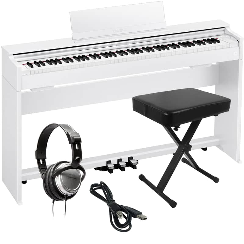 Casio Celviano AP-S200 Digital Piano - White COMPLETE HOME BUNDLE image 1