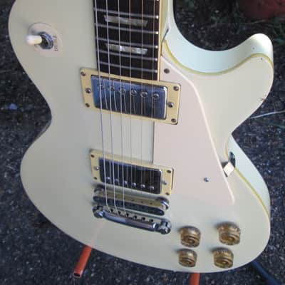 LOTUS Les Paul circa 70s/80s White finish vintage electric guitar plays and sound great image 3